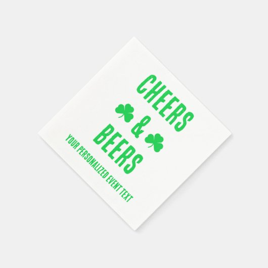 Gebeurtenis van de Cheers and Beers Party Servet (Hoek)