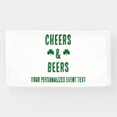 Gebeurtenis van de Cheers and Beers Party Spandoek (Horizontaal)