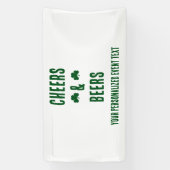 Gebeurtenis van de Cheers and Beers Party Spandoek (Verticaal)