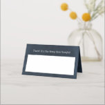 Gebeurtenis van de moderne Blue Chalkboard-partij Plaatskaartje<br><div class="desc">Moderne en geavanceerde blauwe achtergrond om uw gasten welkom te heten op hun tafel. Perfecte manier om bedankt te zeggen voor het steunen van uw gebeurtenis. Ideaal voor huwelijksrecepties,  verjaardagsfeestjes en andere speciale gelegenheden.</div>