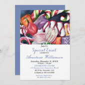 GEBEURTENIS VAN DE OPEN HUISPARTIJ VAN SWEET INVIT KAART (Voorkant / Achterkant)