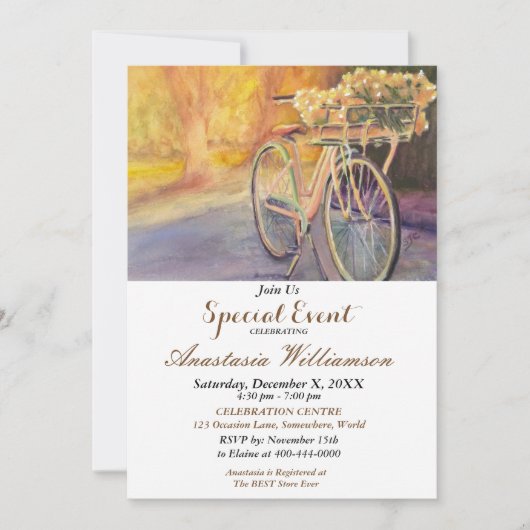 GEBEURTENIS VAN DE PARTIJ KAART (Voorkant)