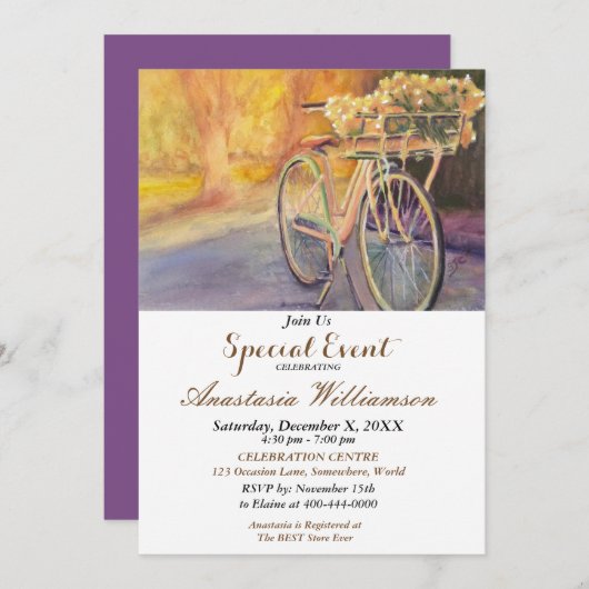 GEBEURTENIS VAN DE PARTIJ KAART (Voorkant / Achterkant)