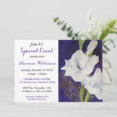 GEBEURTENIS VAN ELEGANTE GEBEURTENISSEN KAART (Staand voorkant)