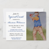 GEBEURTENIS VAN GOLF INVITE KAART (Voorkant)