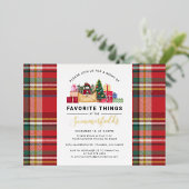 Gebeurtenis voor favoriete kerstfeestdagen Gold Folie Feestdagenkaart (Staand Voorkant)