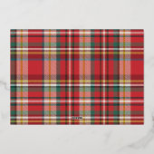 Gebeurtenis voor favoriete kerstfeestdagen Gold Folie Feestdagenkaart (Achterkant)