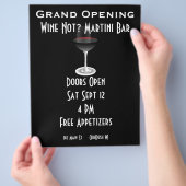  gebeurtenis voor grote opening flyer (Hand)