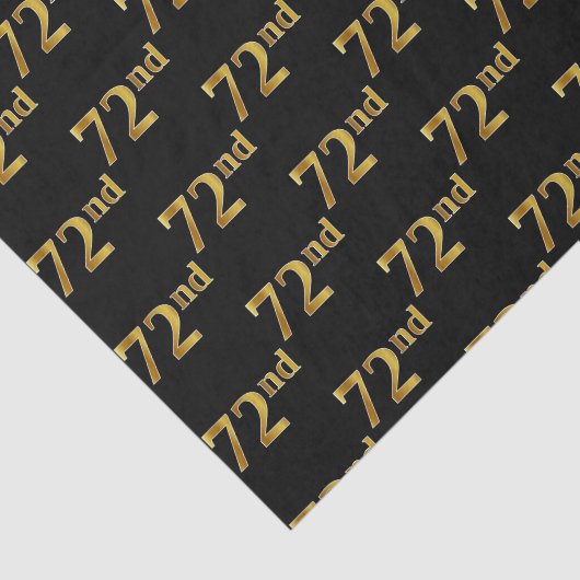 Gebeurtenis zwart, Faux Gold 72e (72e) Tissuepapier (Detail)