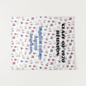 Gebeurtenisachtergrond Jiving\Bopping - tekst kan  Wandkleed (Voorkant (horizontaal))