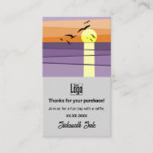 Gebeurtenisherinnering · QR-code · Summer Thank Yo Visitekaartje (Voorkant)