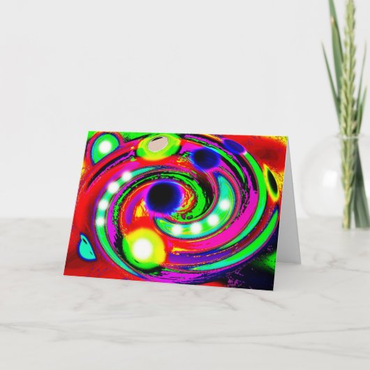 Gebeurtenishorizon, omega feestdagen kaart (Voorkant)