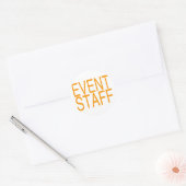 Gebeurtenismedewerkers Ronde Sticker (Envelop)