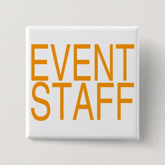 Gebeurtenismedewerkers Vierkante Button 5,1 Cm (Voorkant)