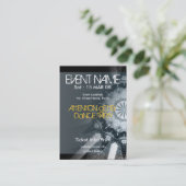 GEBEURTENISPARTIJ miniFLYER #002 Visitekaartje (Staand voorkant)