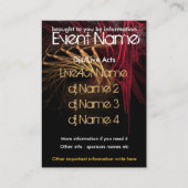 GEBEURTENISPARTIJ miniFLYER #003 Visitekaartje (Achterkant)