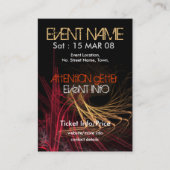 GEBEURTENISPARTIJ miniFLYER #003 Visitekaartje (Voorkant)