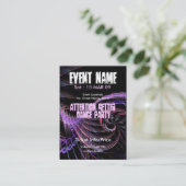 GEBEURTENISPARTIJ miniFLYER #007 Visitekaartje (Staand voorkant)