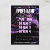 GEBEURTENISPARTIJ miniFLYER #007 Visitekaartje (Achterkant)