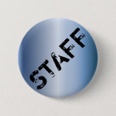 Gebeurtenispersoneel Badge grunge metallic Ronde Button 5,7 Cm (Voorkant)