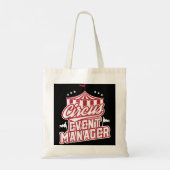 Gebeurtenispersoneel Circus Carnival Tent design Tote Bag (Achterkant)