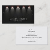 Gebeurtenisplanner en Entertainment Stars en Licht Visitekaartje (Voorkant / Achterkant)