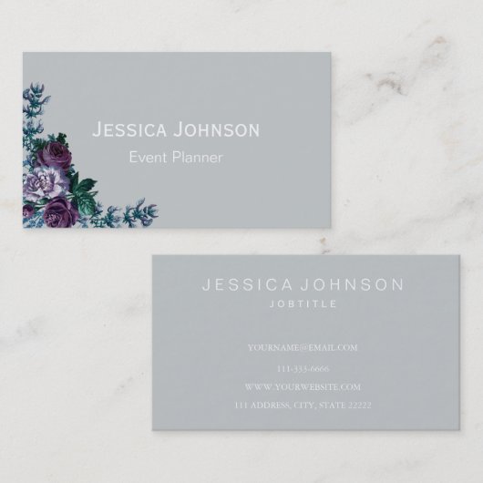  gebeurtenisplanner visitekaartje (Voorkant / Achterkant)