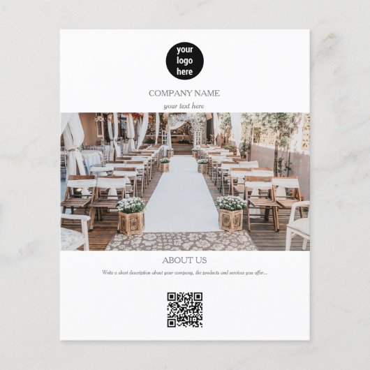 Gebeurtenisplanning Bedrijfspromotie Adverteren Flyer (Voorkant)