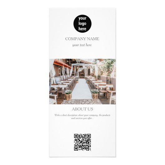 Gebeurtenisplanning Bedrijfspromotie Adverteren Reclamekaart (Voorkant)