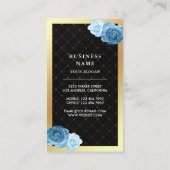 Gebeurtenisplanning voor goudflens - aangepaste bl visitekaartje (Achterkant)