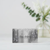 Gebeurtenisplanning voor Silver Balloons Visitekaartje (Staand voorkant)