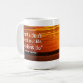 "Gebeurtenissen hebben geen controle..." Mok Inspi (Voorkant links)