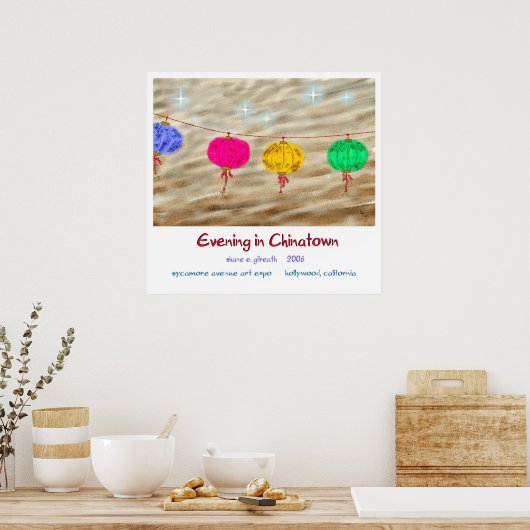 GEBEURTENISSEN IN KINATOWN POSTER (Keuken)