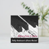 Gebeurtenissen in verband met piano kaart (Staand voorkant)