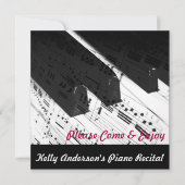 Gebeurtenissen in verband met piano kaart (Voorkant)