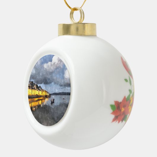 GEBEURTENISSEN KERAMISCHE BAL ORNAMENT (Rechts)