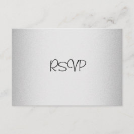 Gebeurtenissen van RSVP-reactiekaart Elegant Light RSVP Kaartje
