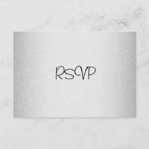 Gebeurtenissen van RSVP-reactiekaart Elegant Light RSVP Kaartje