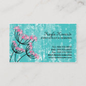 Gebeurtenisstijl en ontwerp visitekaartje (Achterkant)