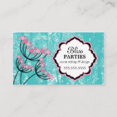 Gebeurtenisstijl en ontwerp visitekaartje (Voorkant)