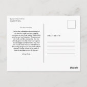 Gebeurtenisupdate grijs briefkaart (Achterkant)