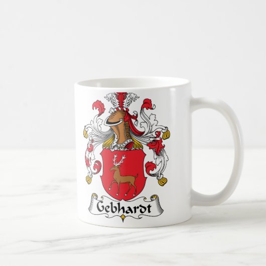 Gebhardt Family Crest Koffiemok (Rechts)