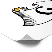 Gebhardt Family Crest Poster (Hoek)