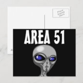 Gebied 51, Alien-Briefkaarten Briefkaart (Voorkant / Achterkant)