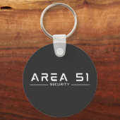 Gebied 51 Beveiliging buitenaardse buitenaardse UF Sleutelhanger (Voorkant)