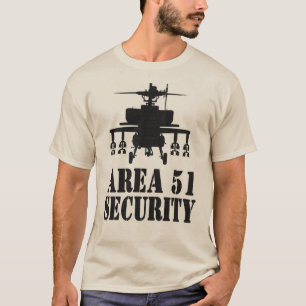 Gebied 51 Beveiliging T T-shirt