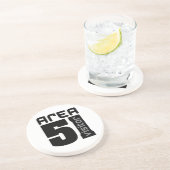 Gebied 51 Bezoeker Zandsteen Onderzetter (Zijkant)