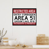 GEBIED 51 BINNENBRENGEN POSTER (Keuken)