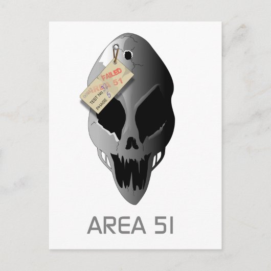 Gebied 51 briefkaart (Voorkant)