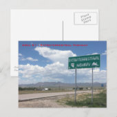 Gebied 51 - Buitenaardse weg Briefkaart (Voorkant / Achterkant)